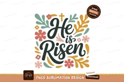 He is Risen Floral Design easter christian Product Image 1