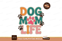 Dog Mom Life Paw Print Leopard image Product Image 1
