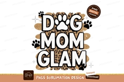 Dog mom glam leopard Product Image 1