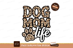 Dog Mom Life Leopard Paw image Product Image 1