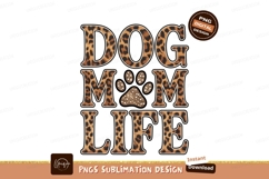 Dog Mom Life Leopard Paw Print image Product Image 1