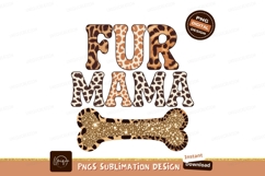 Fur Mama Bone Leopard Print image Product Image 1