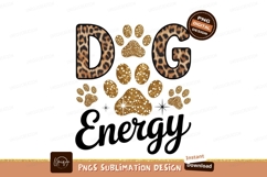 Leopard Paw Print Dog Energy image Product Image 1