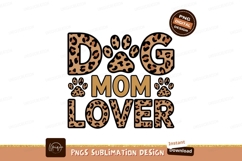 Dog Mom Lover Leopard Print image Product Image 1