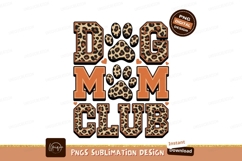 Dog Mom Club Leopard Paw Print image Product Image 1