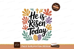 Colorful Easter Floral Cross Eggs spring Product Image 1