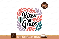 Floral cross wreath religious christian Product Image 1