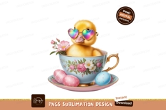 Hamster wearing heart sunglasses inside easter egg Product Image 1