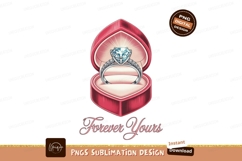 Diamond Ring Heart Box jewelry Product Image 1