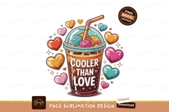 Cool Drink Hearts SUBLIMATION beverage Product Image 1