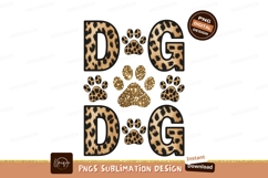 Dogs Coffee Cozy Blankets Leopard Glitter image Product Image 1