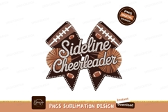 Sideline Cheerleader Football Bow sport Product Image 1