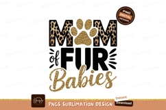 Mom of Fur Babies Leopard Paw Print image Product Image 1