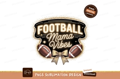Football Mama Vibes Sparkle image Product Image 1