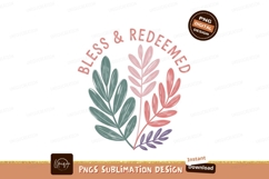 Bless redeemed floral leaves pink Product Image 1