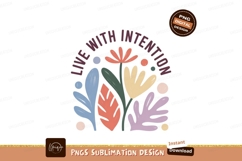 Floral illustration with text flowers leaves Product Image 1