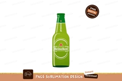 Green Heineken Beer Bottle beverage drink Product Image 1