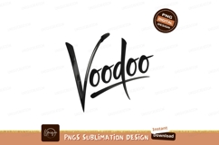 Voodoo script lettering occult mystical Product Image 1