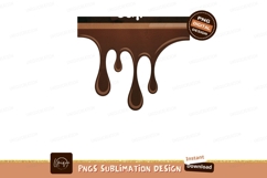 Dripping chocolate confection brown sweet Product Image 1