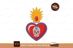 Sacred Heart Skull Crown flower Product Image 1