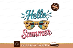 Be Strong Courageous Rainbow Text image Hello Summer Sunglas Product Image 1