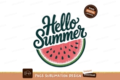 Hello Summer Watermelon Slice fruit Product Image 1