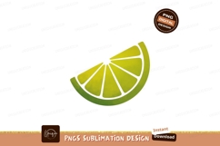 Lime slice graphic citrus fruit Product Image 1