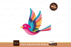 Colorful flying bird wings feathers Product Image 1