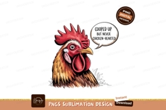 Winking Rooster with Speech Bubble Bird Animal Product Image 1