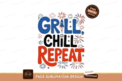 Grill Chill Repeat Rocket Fireworks image Product Image 1