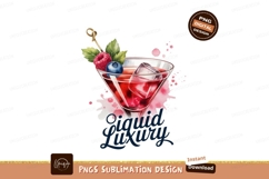 Red Berry Cocktail With Ice And Garnish blueberry raspberry Product Image 1