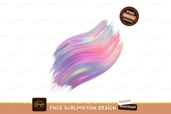 Iridescent paint stroke with pastel colors brush Product Image 1