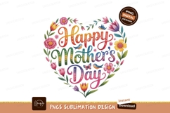 Heart shaped floral greeting with birds and butterfly Product Image 1