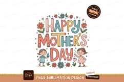 Happy Mothers Day floral greeting image Product Image 1