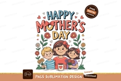Happy Mother&#039;s Day Family Celebration children flowers Product Image 1