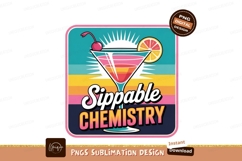 Cocktail drink with cherry and orange slice image Product Image 1