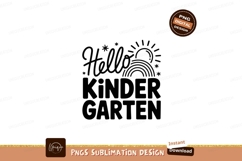 Hello Kindergarten Rainbow Sun stars Product Image 1