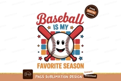 Baseball favorite season graphic bats sport Product Image 1