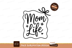 Mom Life Script Design calligraphy handwritten Product Image 1