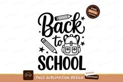 Back to school backpack and pencil education Product Image 1
