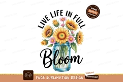 Sunflower bouquet in jar sunflowers pink Product Image 1
