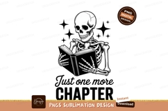 Format: Title: Skeleton reading book white black Product Image 1