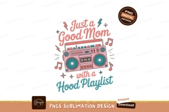 Good Mom Hood Playlist Boombox music retro Product Image 1
