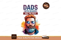 Bearded dad sunglasses colorful splash image Product Image 1