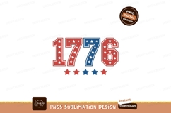 Patriotic Stars Numbers blue Product Image 1