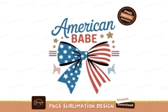 American Babe Bow Stars Stripes image Product Image 1