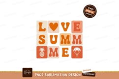Love Summer Pineapple Parachute retro Product Image 1