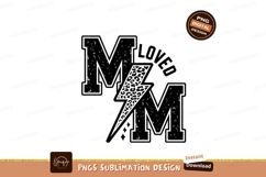 Bold letter M with lightning bolt image Product Image 1