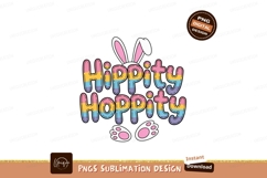 Hippity hoppity bunny ears and paws easter rabbit Product Image 1