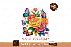 Vibrant floral arrangement with butterflies flowers Product Image 1